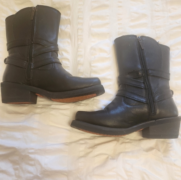 Harley Davidson womens boots size 7 - Picture 3 of 11